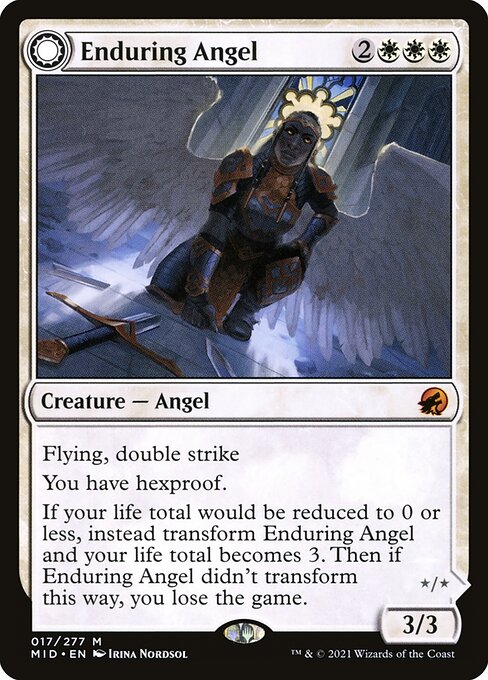 Enduring Angel // Angelic Enforcer - Innistrad: Midnight Hunt