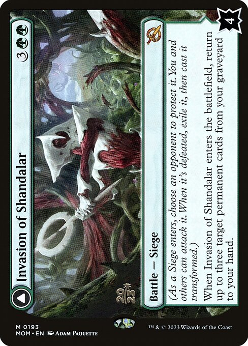 Invasion of Shandalar // Leyline Surge - March of the Machine Promos - Promo Foil