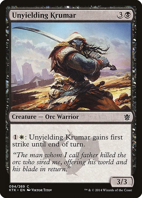 Unyielding Krumar - Khans of Tarkir
