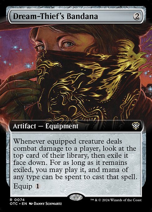 Dream-Thief's Bandana - Outlaws of Thunder Junction Commander - Extended Art