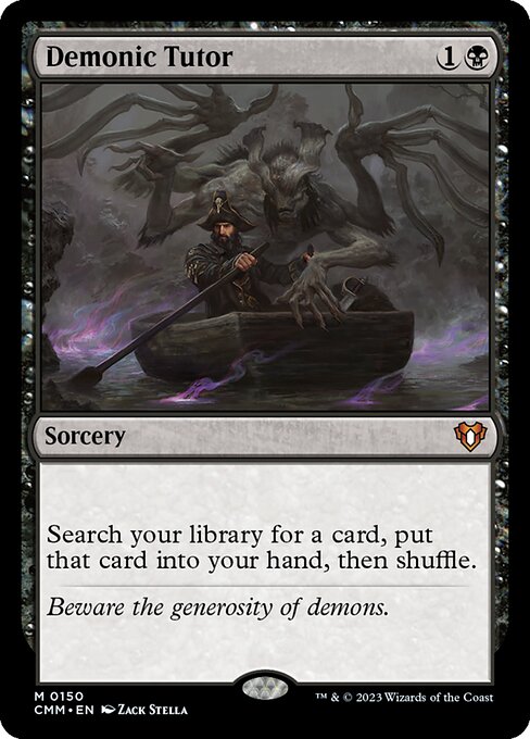 Demonic Tutor - Commander Masters