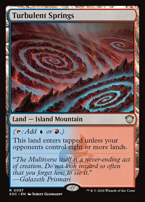 Turbulent Springs - Secrets of Strixhaven Commander