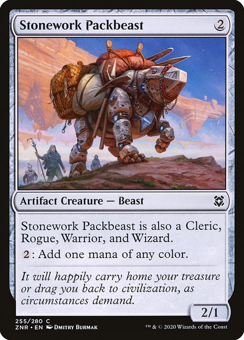 Stonework Packbeast - Zendikar Rising