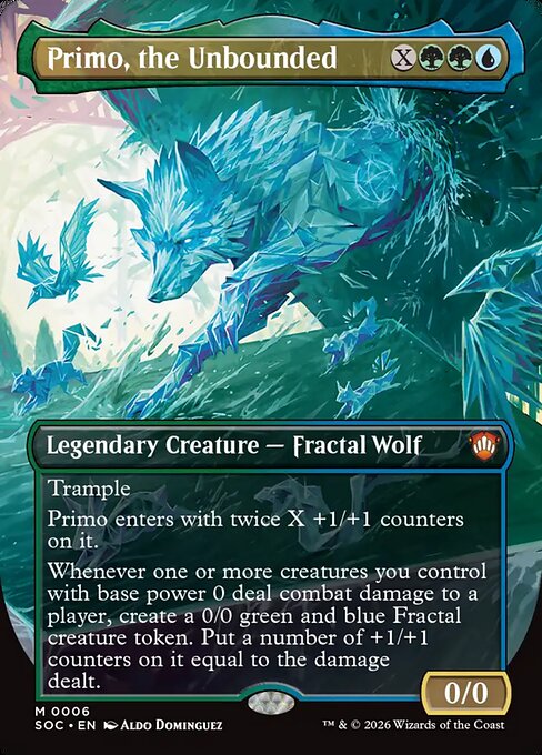 Primo, the Unbounded - Secrets of Strixhaven Commander - Borderless