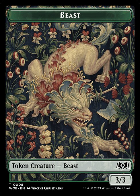 Beast - Wilds of Eldraine Tokens