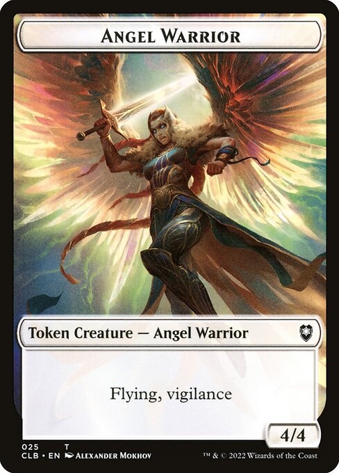 Angel Warrior - Commander Legends: Battle for Baldur's Gate Tokens