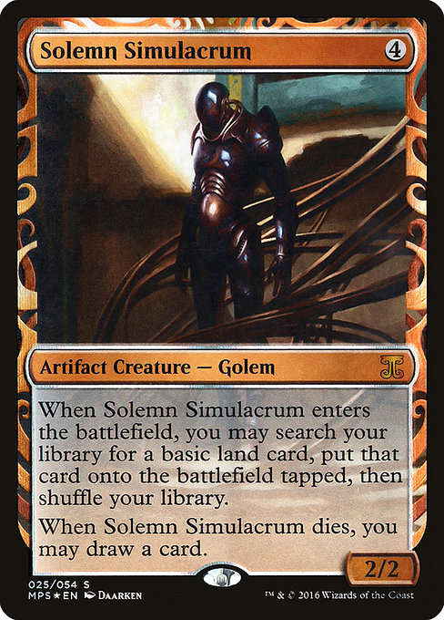 Solemn Simulacrum - Kaladesh Inventions