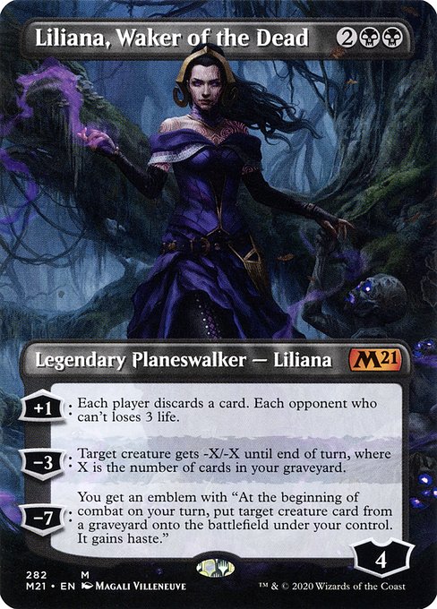 Liliana, Waker of the Dead - Core Set 2021