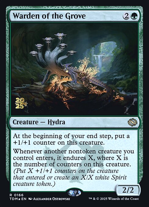 Warden of the Grove - Tarkir: Dragonstorm Promos