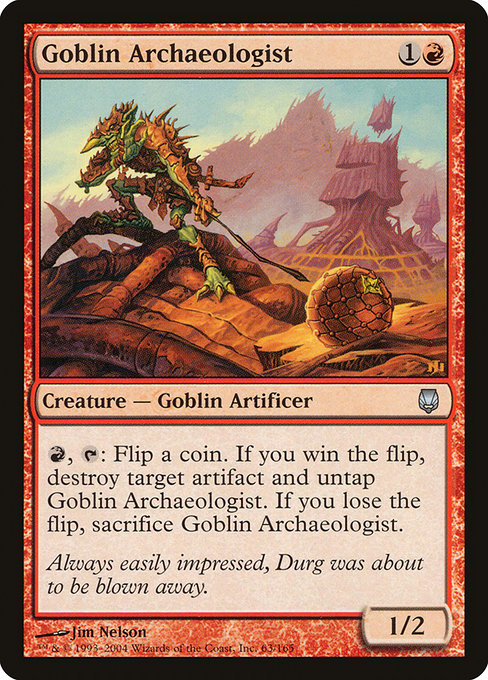 Goblin Archaeologist - Darksteel