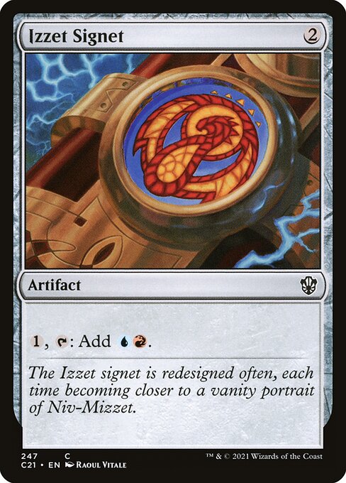 Izzet Signet - Commander 2021