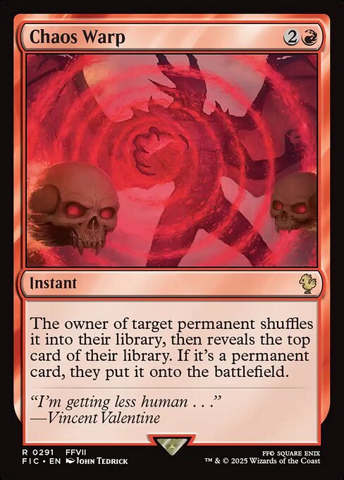 Chaos Warp - Final Fantasy Commander - Surge Foil