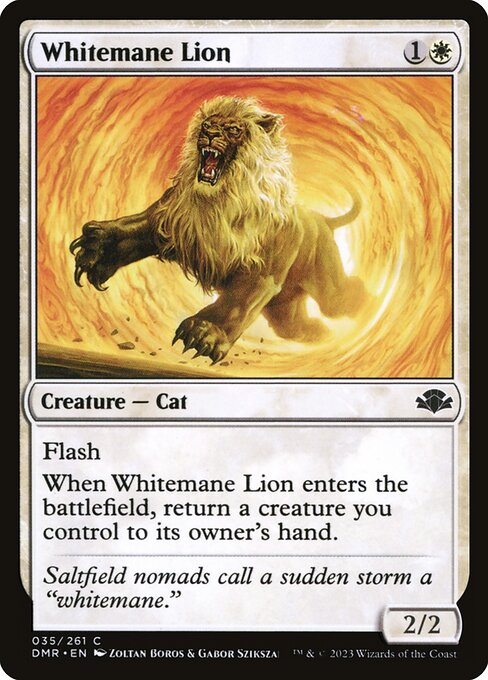 Whitemane Lion - Dominaria Remastered