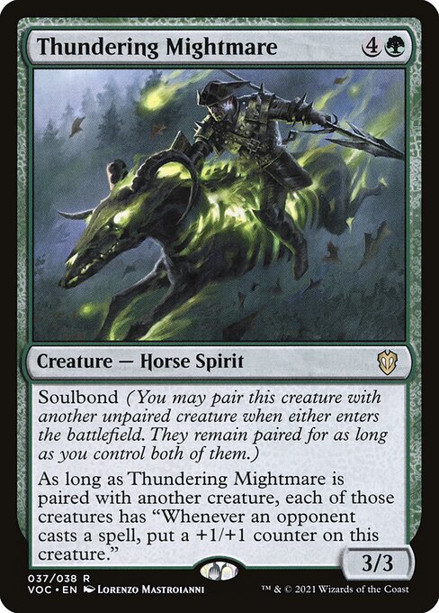 Thundering Mightmare - Crimson Vow Commander