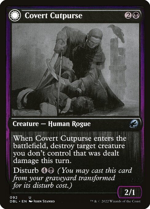 Covert Cutpurse // Covetous Geist - Innistrad: Double Feature