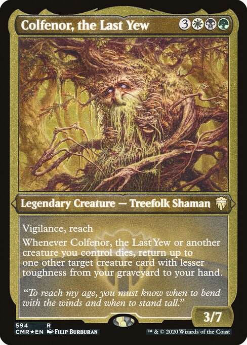 Colfenor, the Last Yew - Commander Legends - Etched Foil