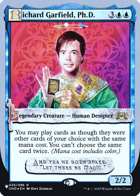 Richard Garfield, Ph.D. - The List (Unfinity Foil Edition) - Promo Foil