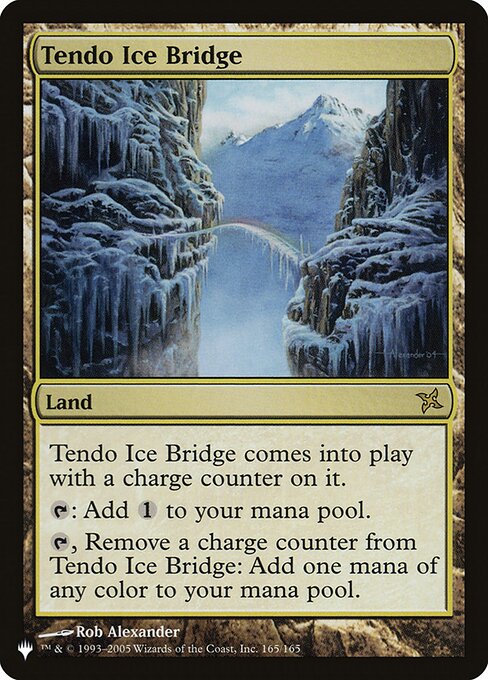 Tendo Ice Bridge - The List