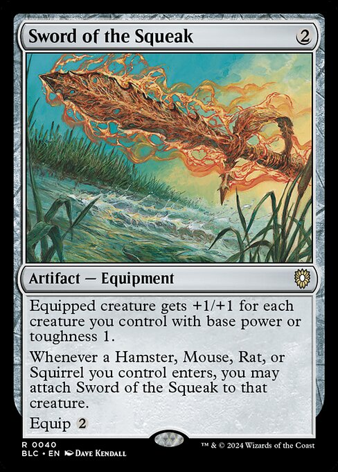 Sword of the Squeak - Bloomburrow Commander