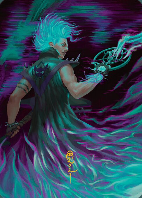 Winter, Cursed Rider - Aetherdrift Art Series - Borderless