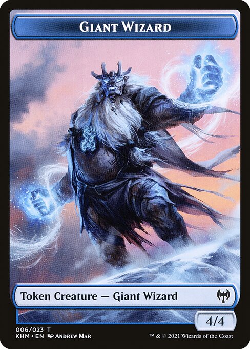 Giant Wizard - Kaldheim Tokens