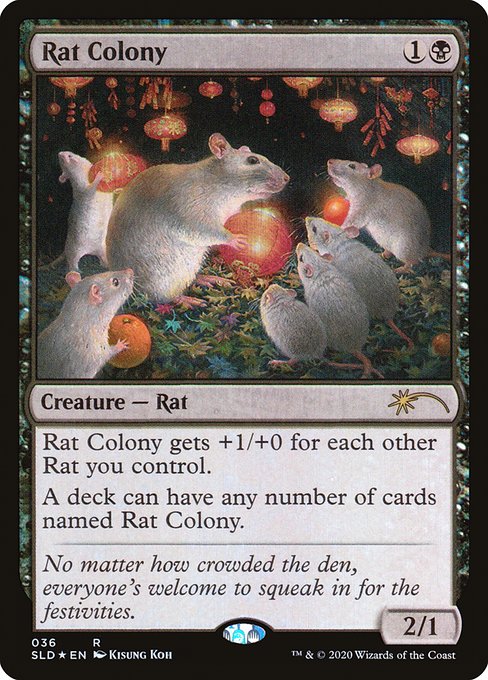 Rat Colony - Secret Lair Drop - Promo Foil