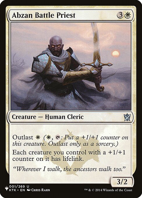 Abzan Battle Priest - The List