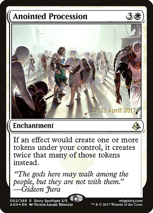 Anointed Procession - Amonkhet Promos - Promo Foil