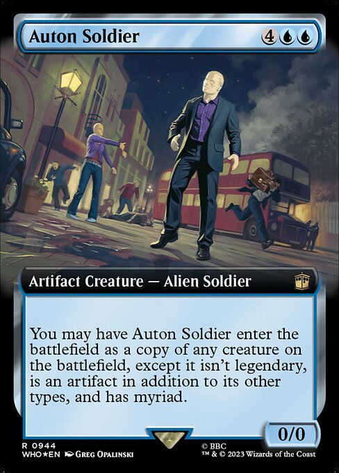 Auton Soldier - Doctor Who - Surge Foil