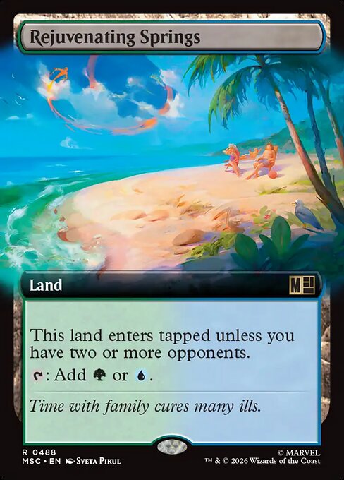 Rejuvenating Springs - Marvel Super Heroes Commander - Extended Art