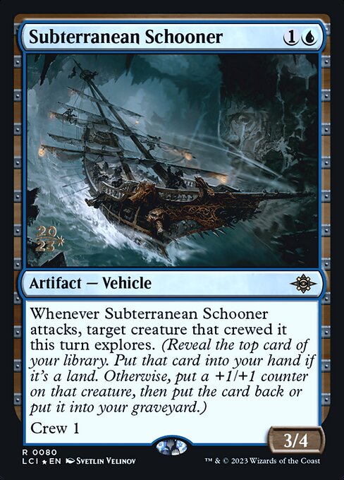 Subterranean Schooner - The Lost Caverns of Ixalan Promos - Promo Foil