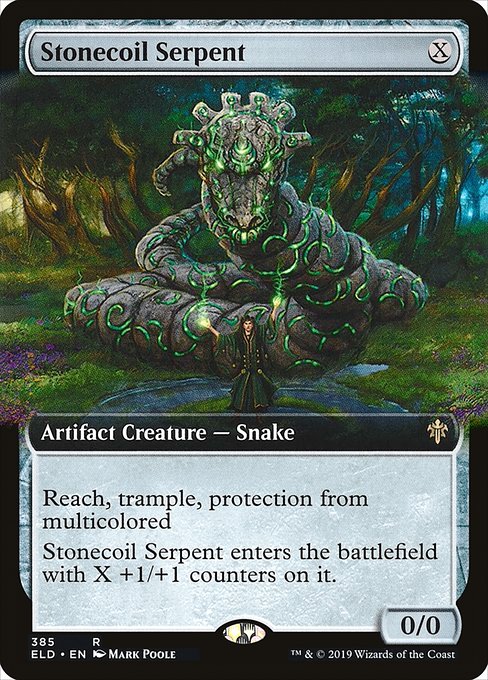 Stonecoil Serpent - Throne of Eldraine