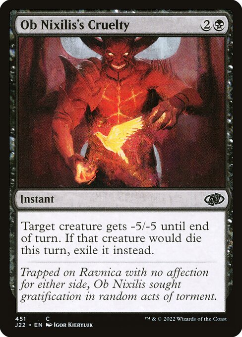 Ob Nixilis's Cruelty - Jumpstart 2022