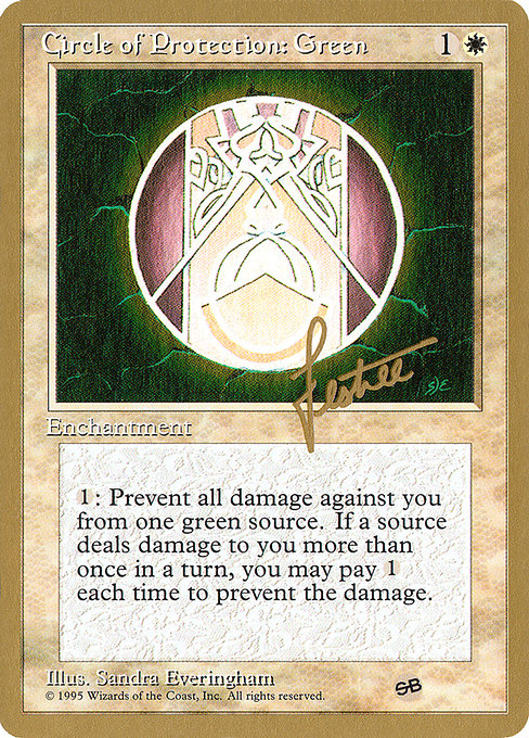 Circle of Protection: Green - Pro Tour Collector Set