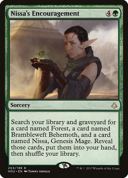 Nissa's Encouragement - Hour of Devastation