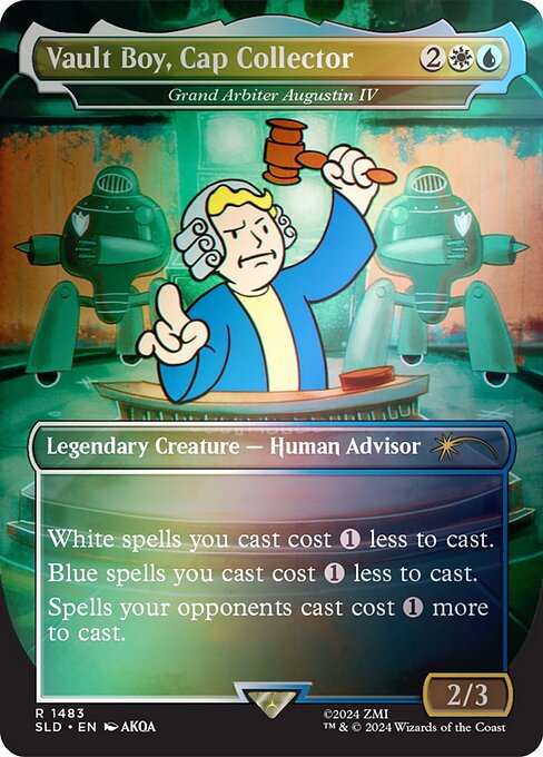 Vault Boy, Cap Collector (Grand Arbiter Augustin IV) - Secret Lair Drop - Promo Foil