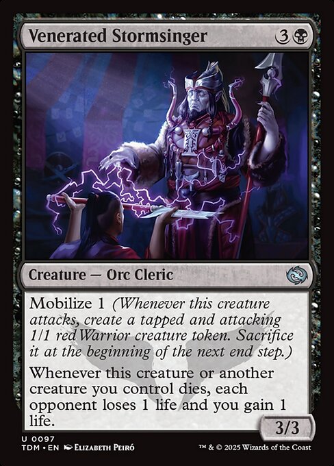 Venerated Stormsinger - Tarkir: Dragonstorm