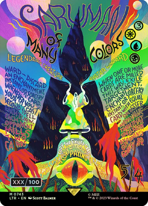 Saruman of Many Colors - The Lord of the Rings: Tales of Middle-earth - Double Rainbow, Borderless