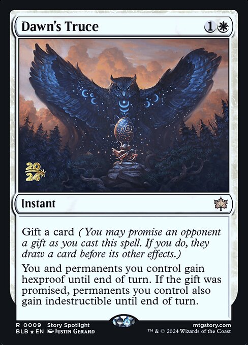 Dawn's Truce - Bloomburrow Promos