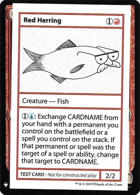 Red Herring - Mystery Booster Playtest Cards 2019