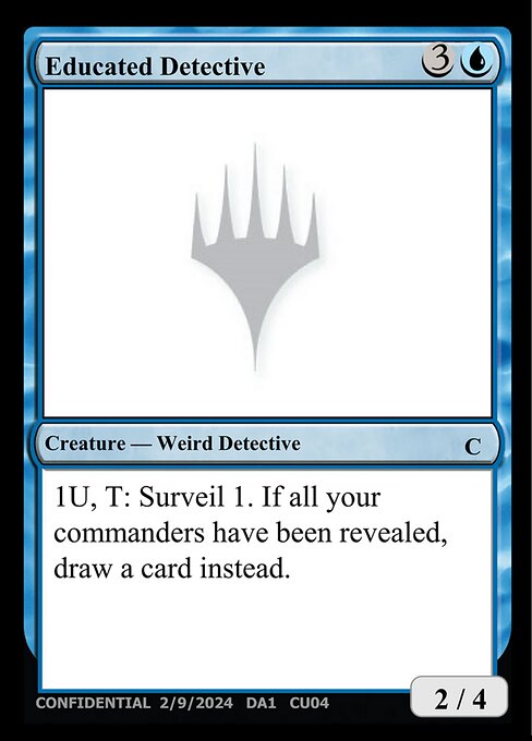 Educated Detective - Unknown Event