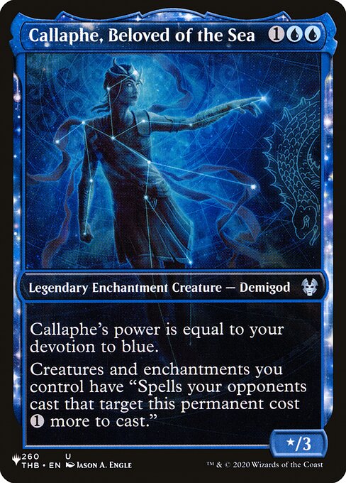 Callaphe, Beloved of the Sea - The List - Showcase
