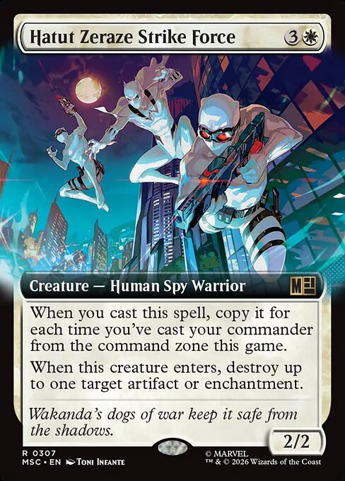 Hatut Zeraze Strike Force - Marvel Super Heroes Commander - Extended Art