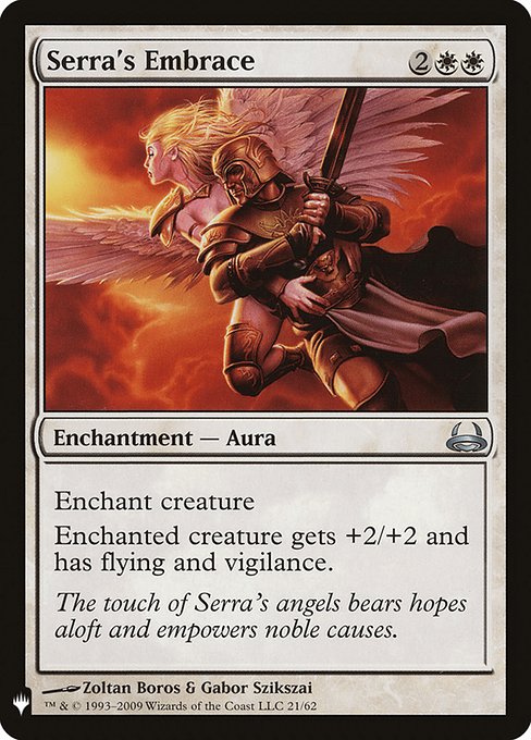 Serra's Embrace - The List