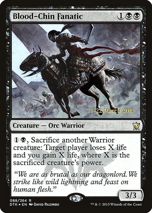 Blood-Chin Fanatic - Dragons of Tarkir Promos - Promo Foil