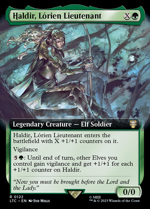 Haldir, Lórien Lieutenant - Tales of Middle-earth Commander - Extended Art