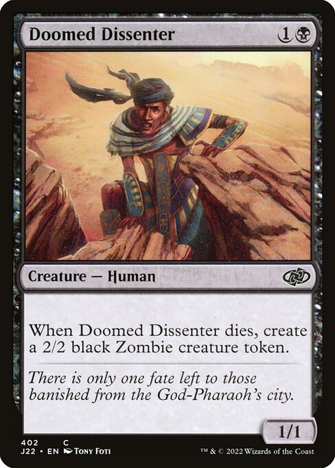 Doomed Dissenter - Jumpstart 2022