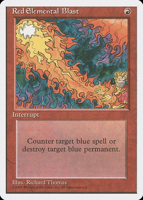 Red Elemental Blast - Fourth Edition