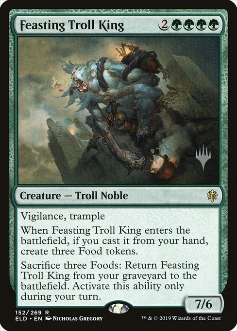 Feasting Troll King - Throne of Eldraine Promos