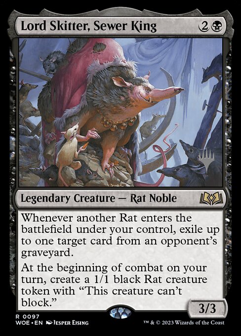 Lord Skitter, Sewer King - Wilds of Eldraine Promos